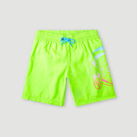 Circle Surfer 14'' Badehose | Fluor Green circle surfer gradient