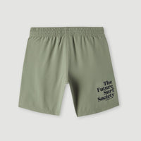 Future Surf Society 14'' Badehose | Deep Lichen Green