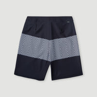 Cali Block 13'' Badehose | Black & White SNSC