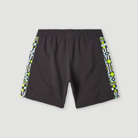 Cali Panel 14'' Badehose | Black Out Colour Block