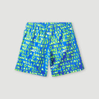 Cali Gradient 14'' Badehose | Bright Blue Neon Lights