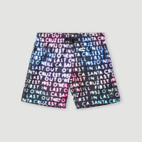 Cali Gradient 14'' Badehose | Black Neon Lights