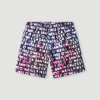 Cali Gradient 14'' Badehose | Black Neon Lights