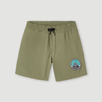 Cali State 14'' Badehose | Deep Lichen Green