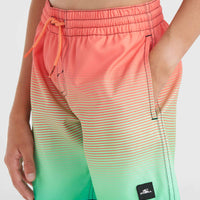 Jack O'Neill Cali Gradient 14'' Badehose | Living Coral Simple Gradient Panel