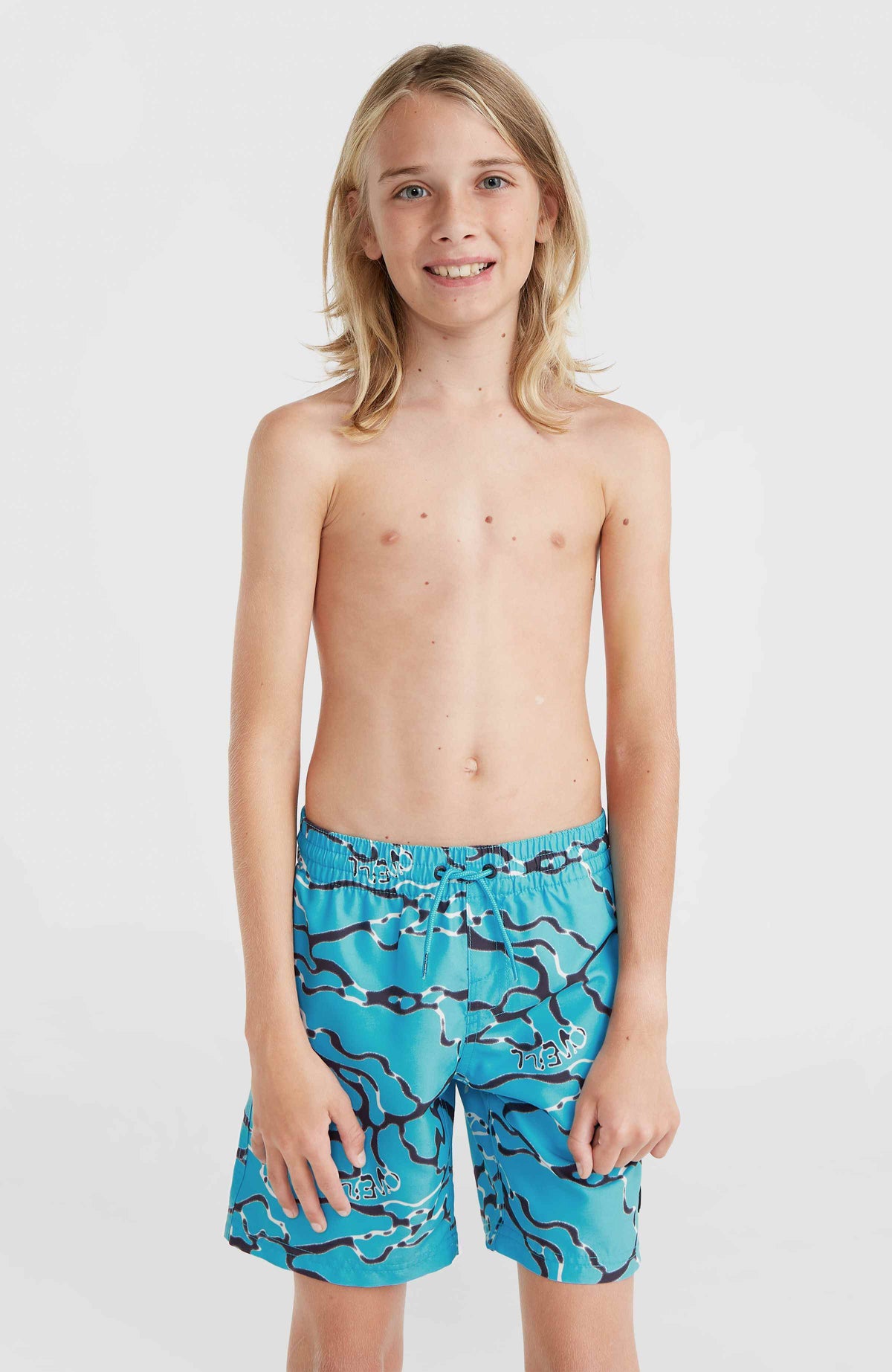Jack O'Neill Cali Crazy 14'' Badehose | Light Blue Ocean View