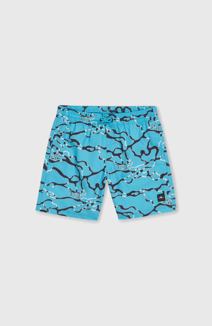 Jack O'Neill Cali Crazy 14'' Badehose | Light Blue Ocean View