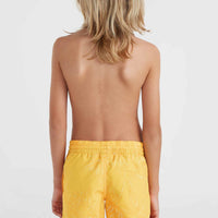 Mix and Match Cali Floral 14'' Badehose | Yellow Tonal Tropicana