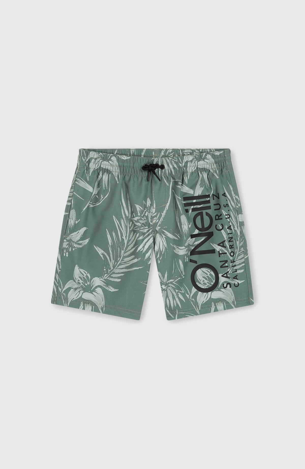 Mix and Match Cali Floral 14'' Badehose | Green Tonal Tropicana