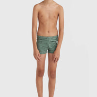 Mix and Match Crazy 8'' Racer Badehose | Green Vintage Surfer