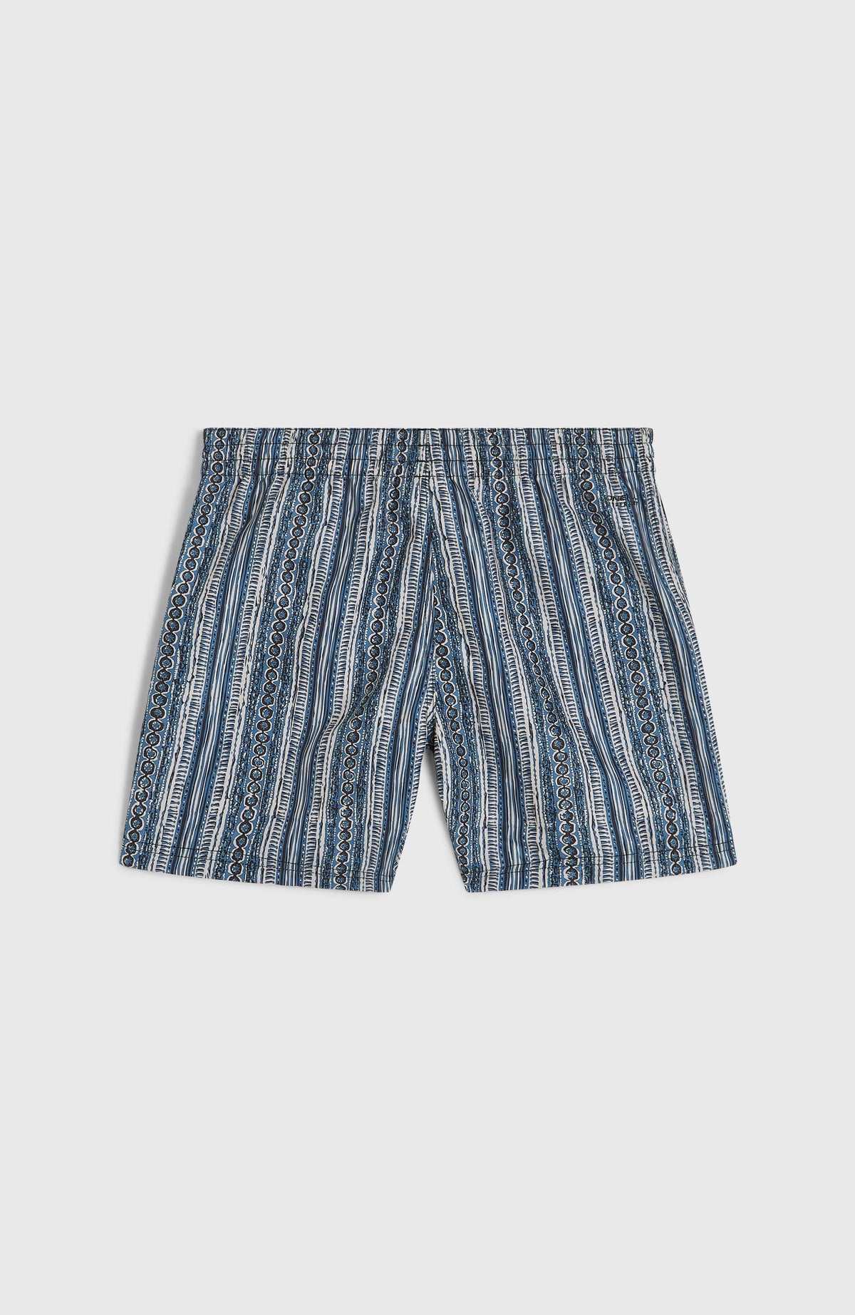 Cali 14'' Badehose | Blue Pressed Lines