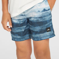 Cali Gradient 14'' Badehose | Blue Melted Stripe Boys