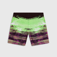 Cali Gradient 14'' Badehose | Black Melted Stripe Boys