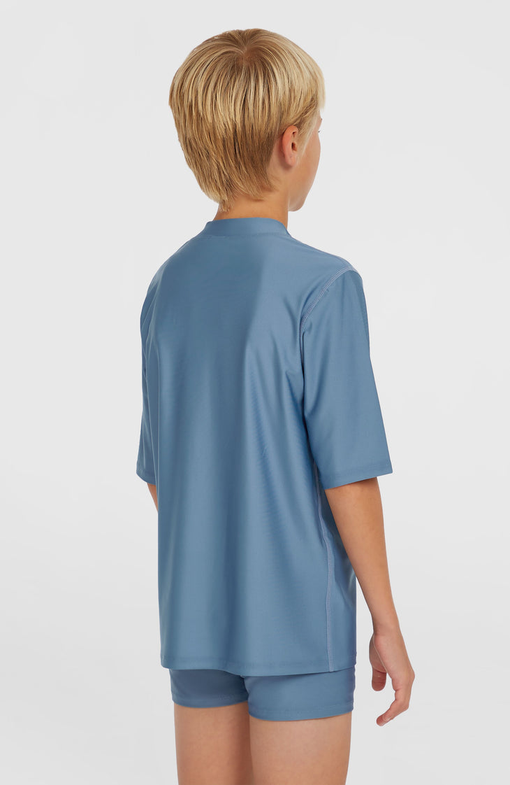 Shortsleeve-Schwimmshirt | Copen Blue