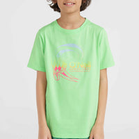 Circle Surfer T-Shirt | Neon Green