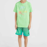 Circle Surfer T-Shirt | Neon Green