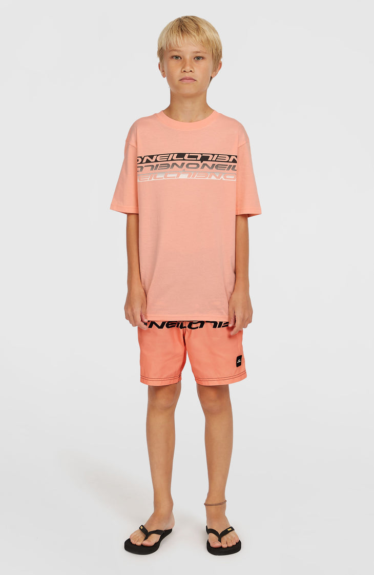 Stripe T-Shirt | Coral Pop