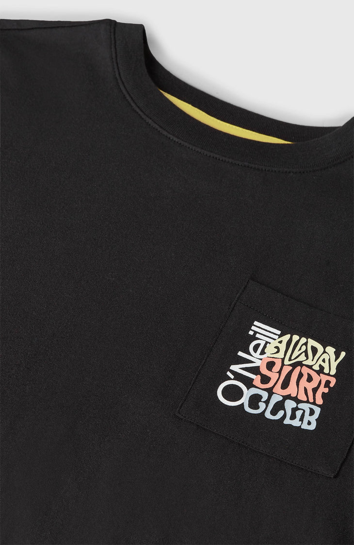 Chest Pocket T-Shirt | Black Out