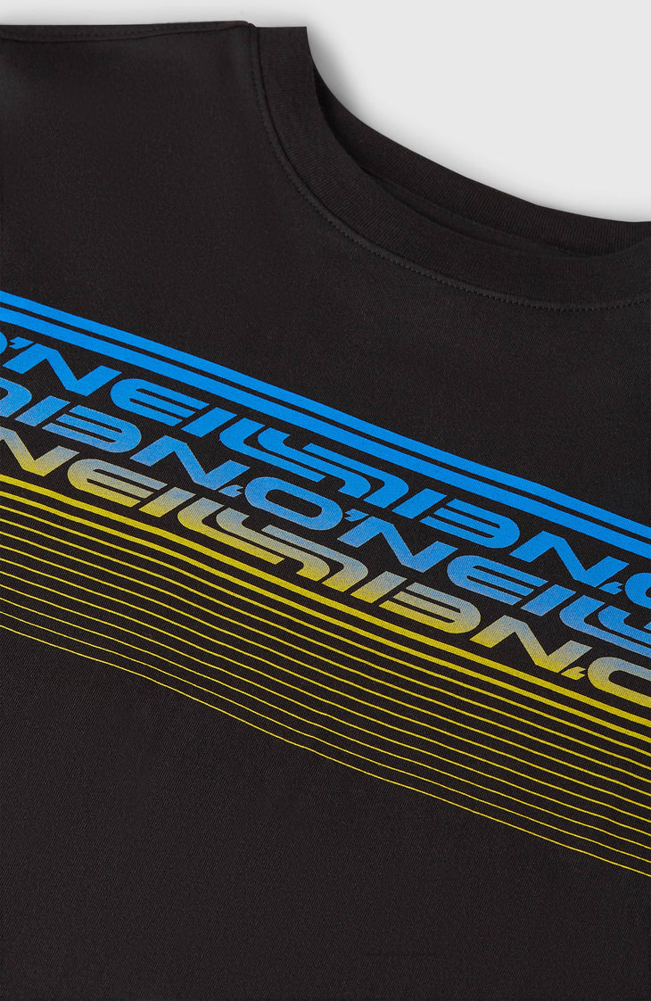 O'Neill Logo Stripe T-Shirt | Black Out