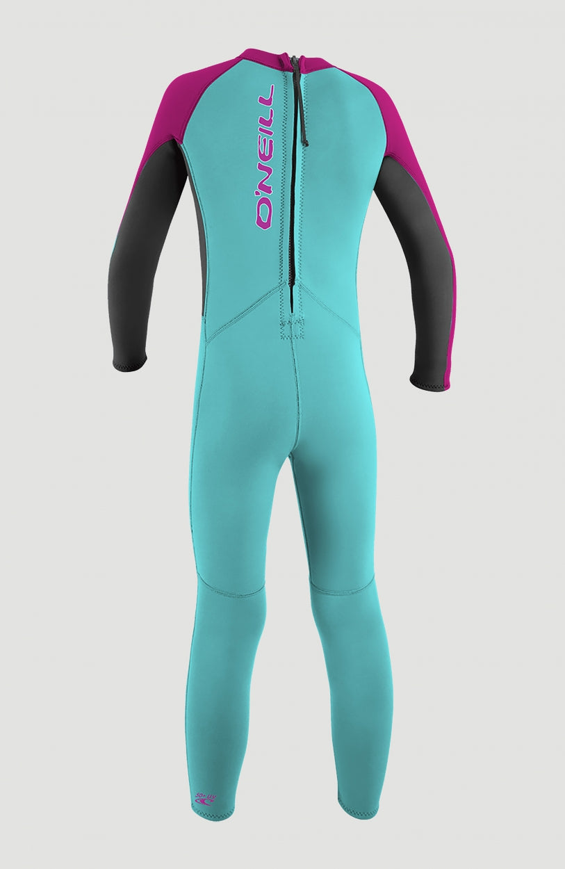 Toddler Reactor-2 2mm Back Zip Full Girls | Light Aqua