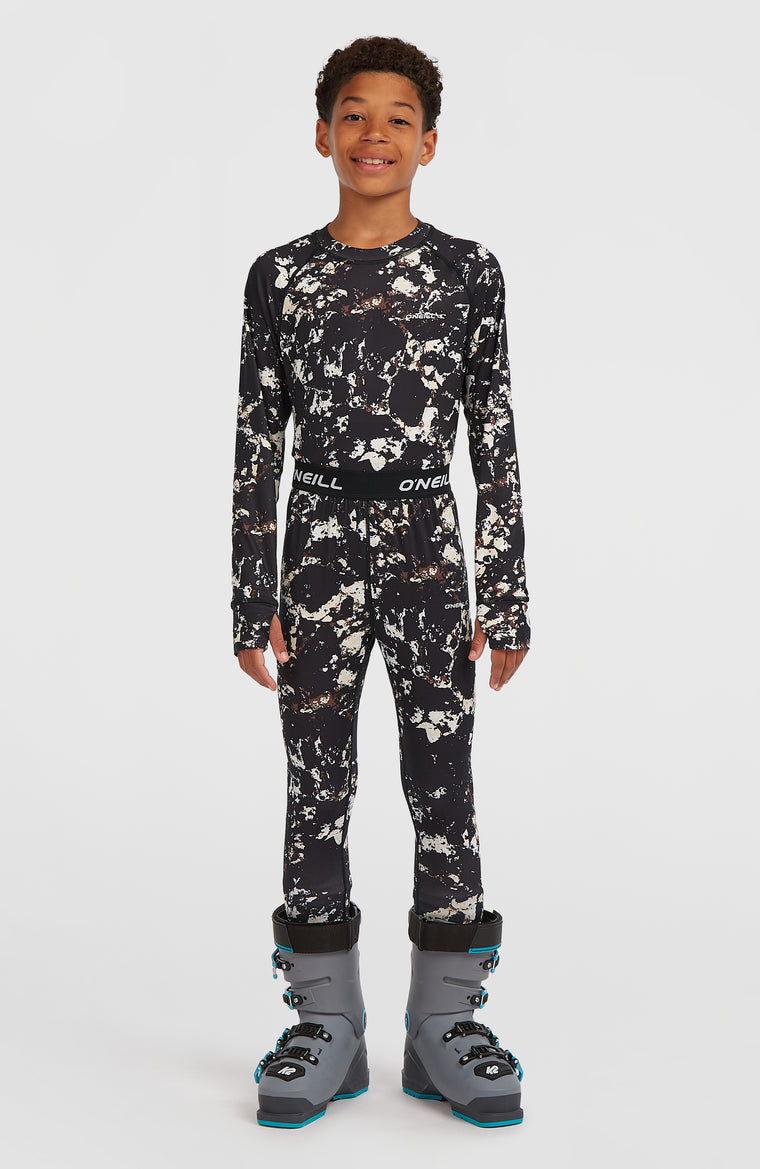 Baselayer-Set | Black/Beige Quarry