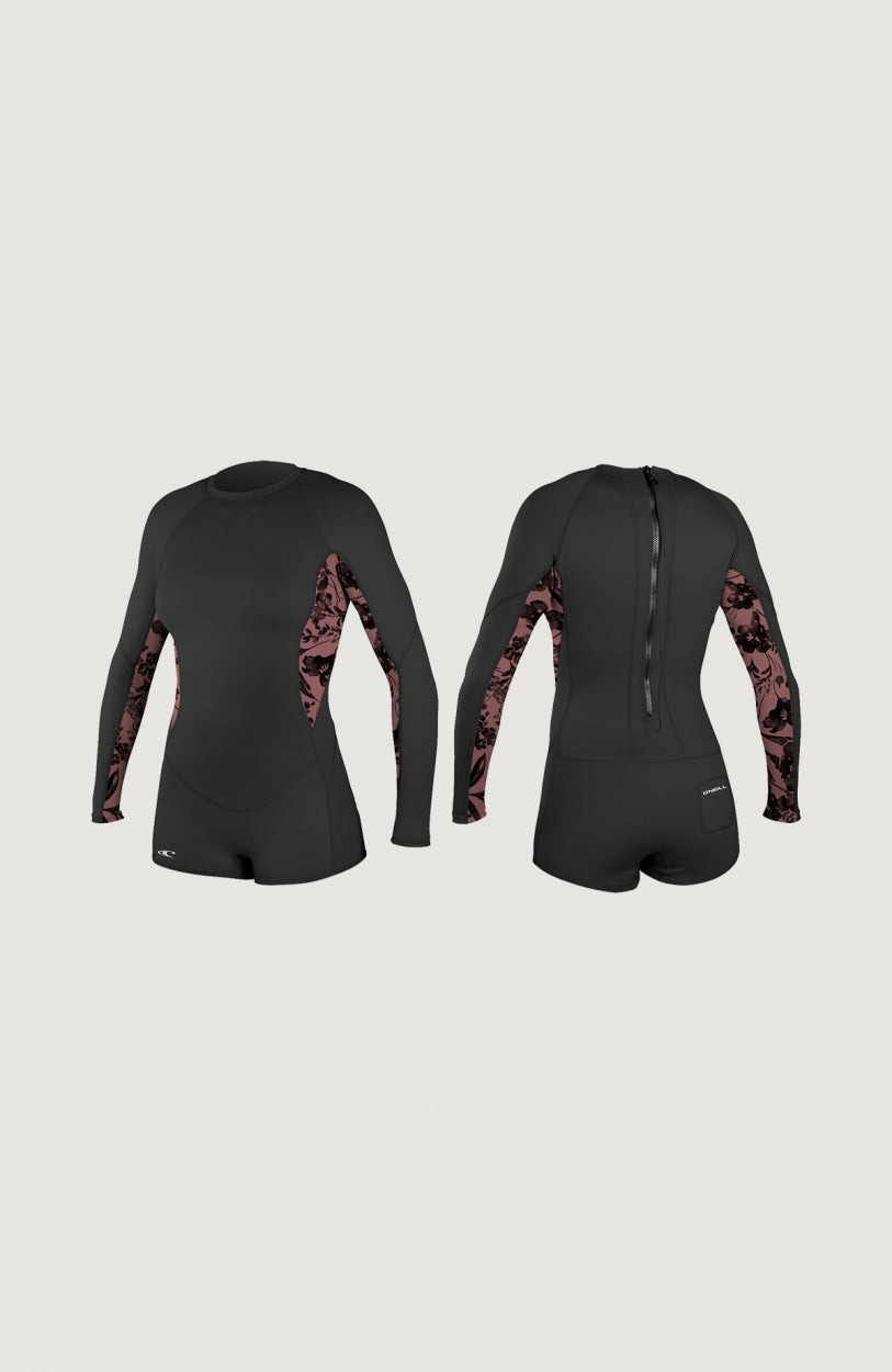 Skins Long Sleeve Surf Suit | Black