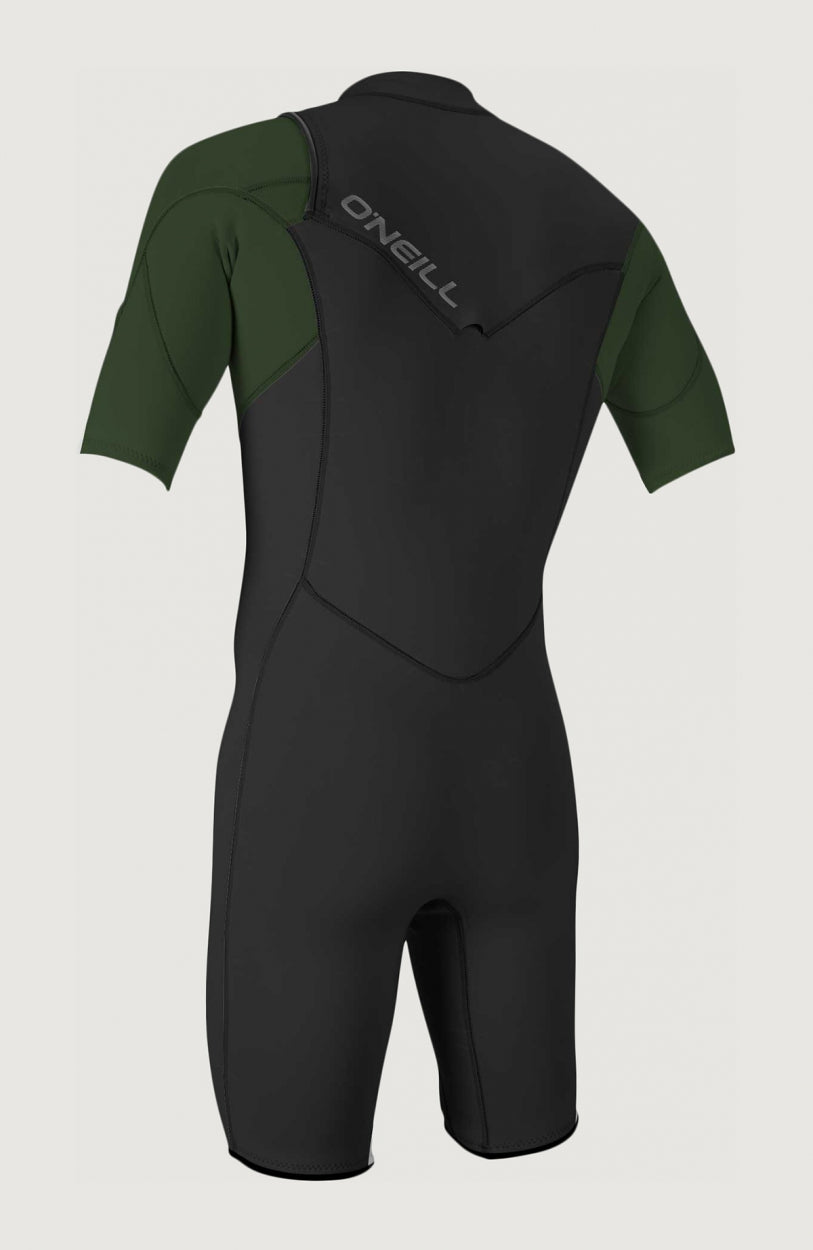 Hammer 2mm Chest Zip Shortsleeve Spring Wetsuit | BL Black