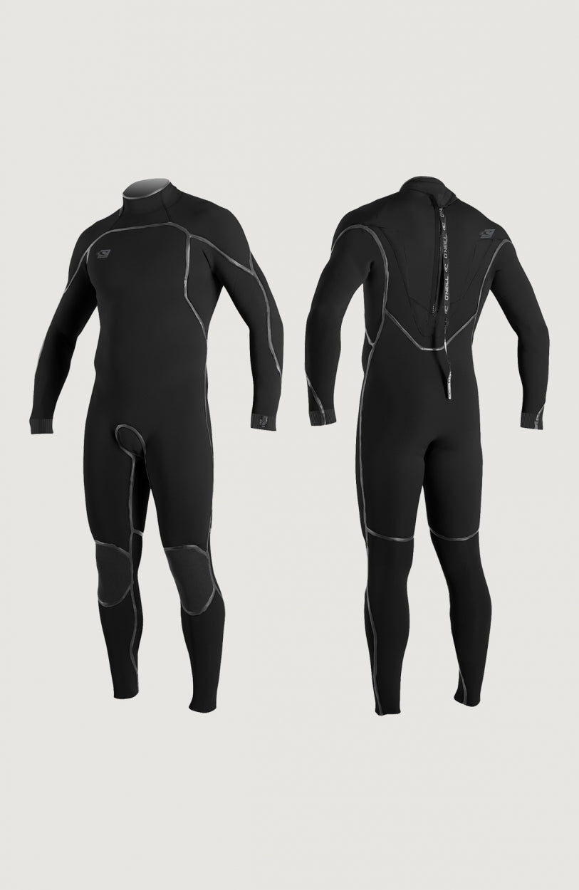 Psycho One Back Zip 5/4mm Full Wetsuit | BLACK/BLACK