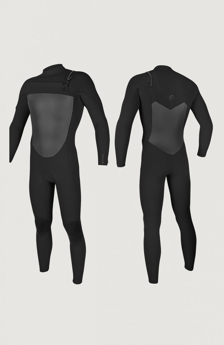 O'Riginal Chest Zip 5/4mm Full Wetsuit | BLACK/BLACK