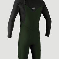 Hyperfreak 2mm Chest Zip Long Sleeve Spring Wetsuit | Dark Green