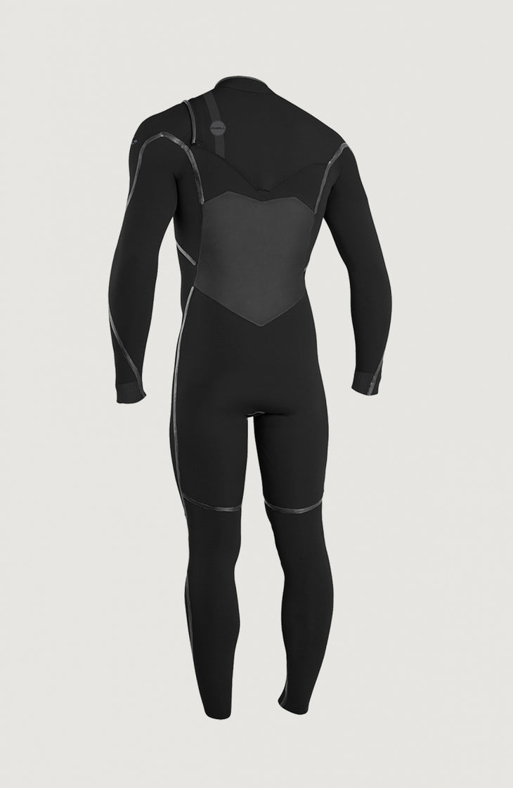 Psycho Tech Chest Zip 4/3mm Full Wetsuit | BLACK/BLACK