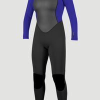 Reactor-2 3/2mm Back Zip Full Wetsuit | BLACK/COBALT