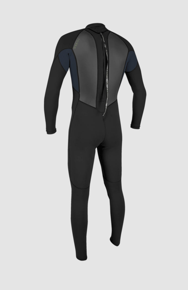 Reactor-2 3/2 Back Zip Full Wetsuit | BLK/SLATE