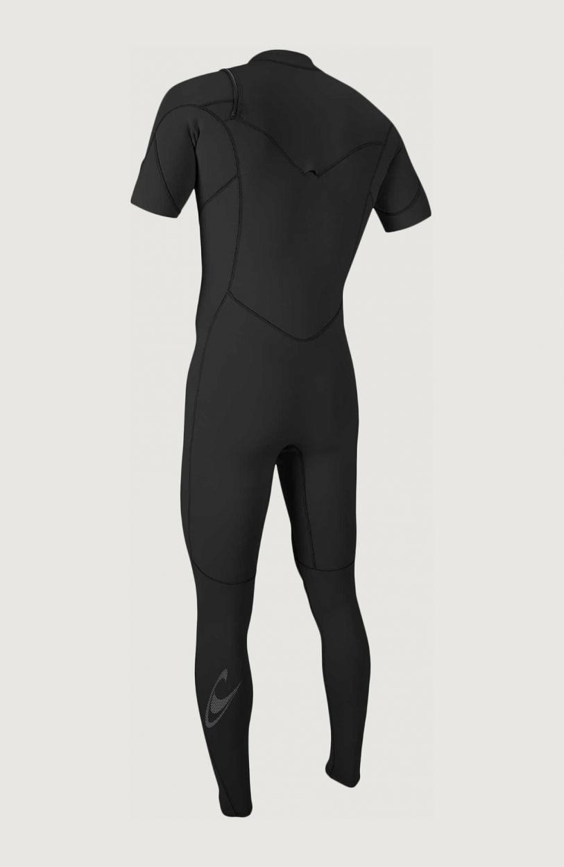Hammer 2mm Chest Zip Short Sleeve Full Wetsuit | A05 BLK/BLK/BLK