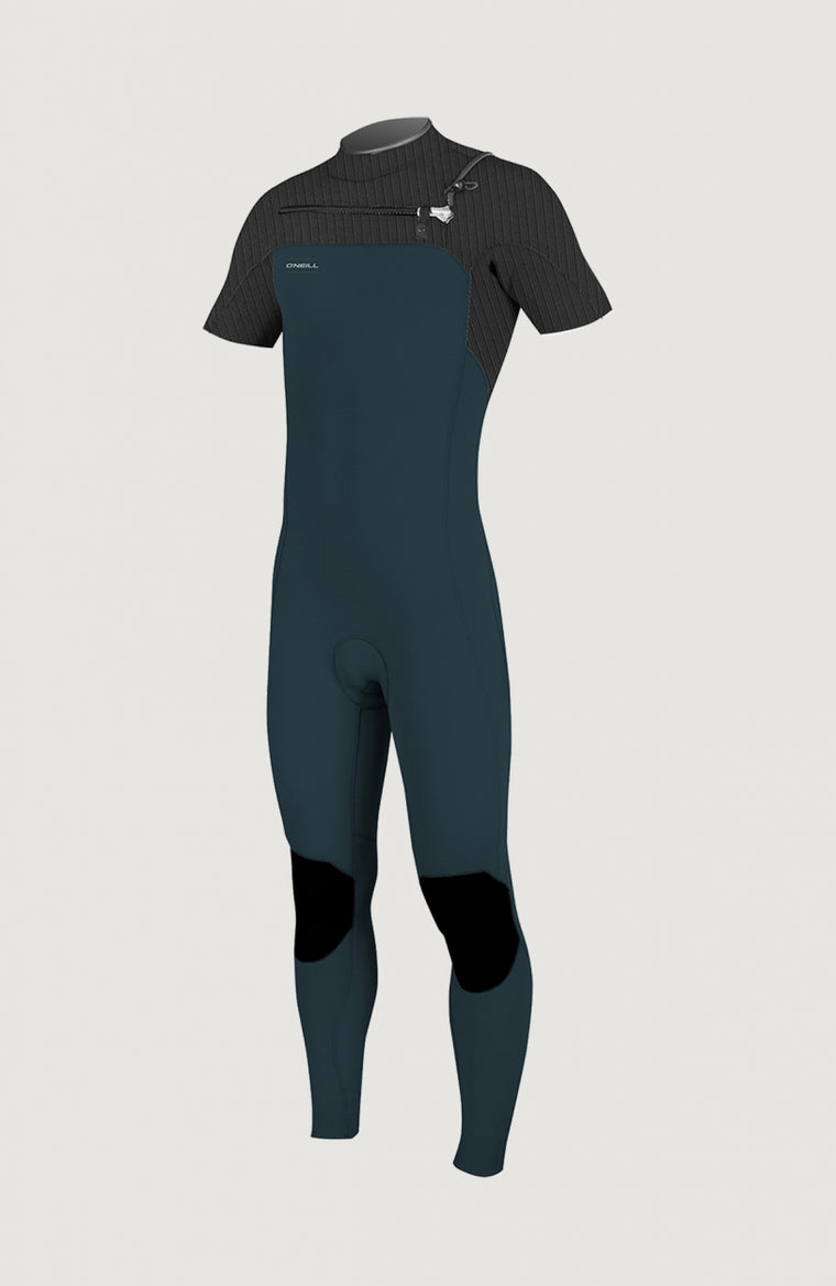 Hyperfreak 2mm Chest Zip Short Sleeve Full Wetsuit | Grey