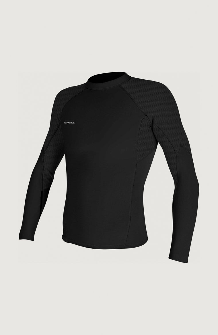 Hyperfreak 15mm L/S Top | BLACK/BLACK