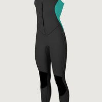 Reactor-2 15mm Front Zip Sleeveless Full Womens | Black
