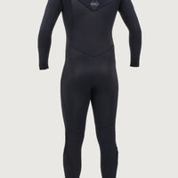 Hyperfreak Plus 3/2mm Chest Zip Full Wetsuit | BLACK/BLACK