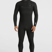 Hyperfreak 4/3mm+ Chest Zip Full Wetsuit | BLACK/BLACK