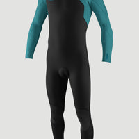 Hyperfreak 4/3mm+ Chest Zip Full Wetsuit | BLACK/TIDE POOL