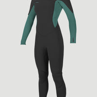 Hyperfreak 4/3mm+ Chest Zip Full Wetsuit | RAVEN/BRISTOL