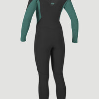 Hyperfreak 4/3mm+ Chest Zip Full Wetsuit | RAVEN/BRISTOL