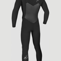 Epic 4/3mm Chest Zip Full Wetsuit | BLACK/BLACK