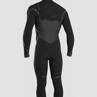 Psycho Tech 6/4mm Chest Zip Hood | BLACK/BLACK
