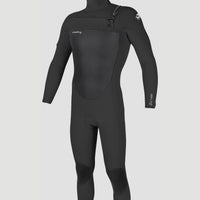 Epic 6/5/4mm Chest Zip Full Wetsuit with Hood | BLACK/BLACK