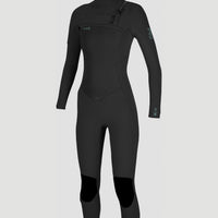 Epic 6/5/4mm Chest Zip Full Wetsuit mit Haube | BLACK/BLACK