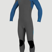 Hyperfreak 5/4mm Chest Zip Full Wetsuit | GRAPHITE/SMOKE/BALI BLUE