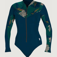 Front-Zip Longsleeve Surf Suit | Dark Blue