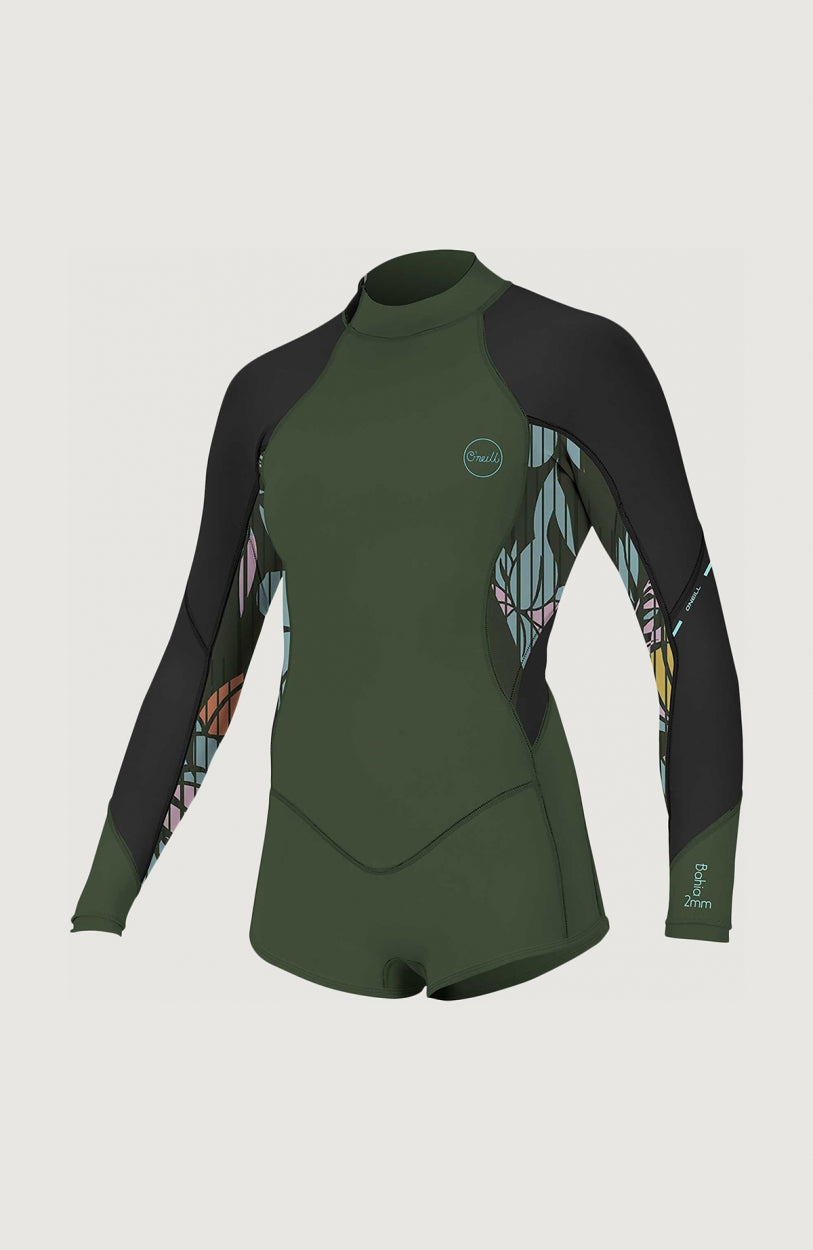 Bahia 2/1mm Back Zip Longsleeve Spring Wetsuit | DG Dark Green