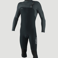 Hyperfreak 4/3mm Chest Zip Overknee Wetsuit | GUN METAL/CADET BLUE